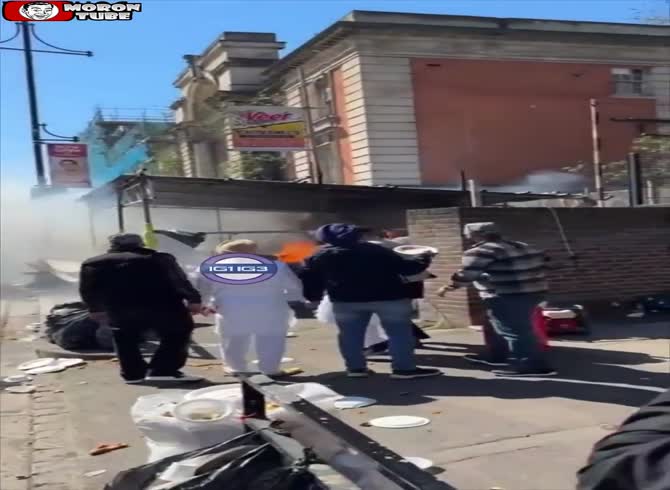 Video :Explosion during a London Sikh festival